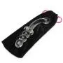 Worldgirl Ribbed G-Spot Sensual Glass Dildo