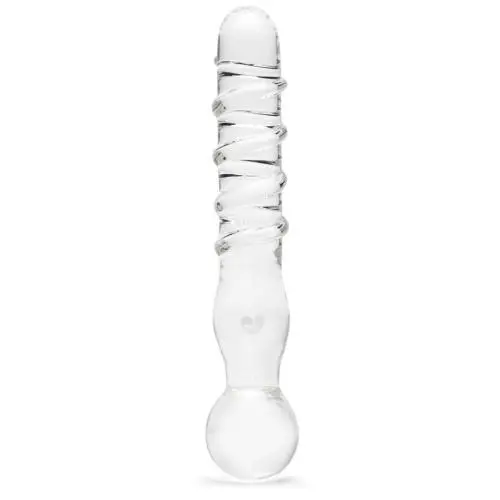 Worldgirl Textured Sensual Glass Dildo