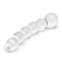 Worldgirl Beaded Sensual Glass Dildo 8 Inch