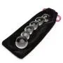 Worldgirl Beaded Sensual Glass Dildo 8 Inch