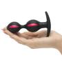 Fun Factory B-Balls Duo Silicone Intermediate Butt Plug with Jiggle Balls