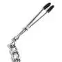 DOMINIX Deluxe Adjustable Tweezer Nipple Clamps with Chain