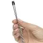 DOMINIX Deluxe Adjustable Tweezer Nipple Clamps with Chain