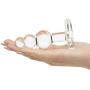 Icicles No 47 Beaded Glass Butt Plug with T-Bar Base