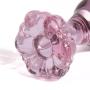 Icicles No 48 Medium Glass Flower Butt Plug 3 Inch