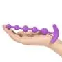 Pure Anal Beads with T-Bar Handle 6.5 Inch