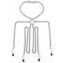 Metal Chain Harness with Nipple and Labia Clamps