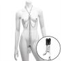 Metal Chain Harness with Nipple and Labia Clamps