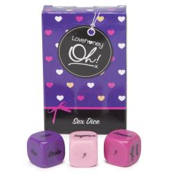 Worldgirl Oh! Roll Play Foreplay Dice (3 Pack)