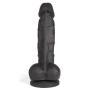 Lifelike Lover Luxe Realistic Black Silicone Dildo 6 Inch