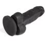 Lifelike Lover Luxe Realistic Black Silicone Dildo 6 Inch