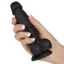 Lifelike Lover Luxe Realistic Black Silicone Dildo 6 Inch