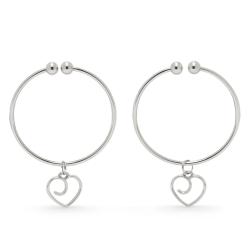 Worldgirl Tease Me Advanced Nipple Clamps with Heart Charms