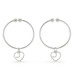 Worldgirl Tease Me Advanced Nipple Clamps with Heart Charms