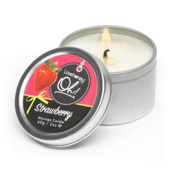 Worldgirl Oh! Strawberry Lickable Massage Candle 60g