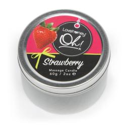 Worldgirl Oh! Strawberry Lickable Massage Candle 60g