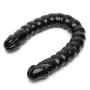 Basix Ribbed Double-Ended Dildo 18.5 Inch