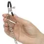 Master Series Large Breathable Ball Gag with Nipple Clamps