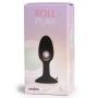 Roll Play Small Butt Plug with Jiggle Ball and Suction Cup