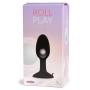 Roll Play Large Butt Plug with Jiggle Ball and Suction Cup