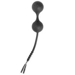 ElectraStim Lula Noir Silicone Kegel Balls with E-Stim