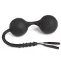 ElectraStim Lula Noir Silicone Kegel Balls with E-Stim ElectraStim Lula Noir Silicone Kegel Balls with E-Stim