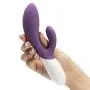 Lelo Ina Wave Luxury Rechargeable 10 Function Purple Rabbit Vibrator