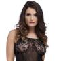 Worldgirl Fishnet and Lace Mini Dress