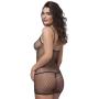 Worldgirl Fishnet Mini Dress