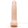 Rowdy Girthy Extra Quiet Suction Cup Dildo Vibrator 8.5 Inch