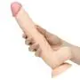 Rowdy Extra Quiet Realistic Suction Cup Dildo Vibrator 8.5 Inch