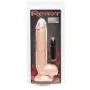 Rowdy Extra Quiet Realistic Suction Cup Dildo Vibrator 8.5 Inch