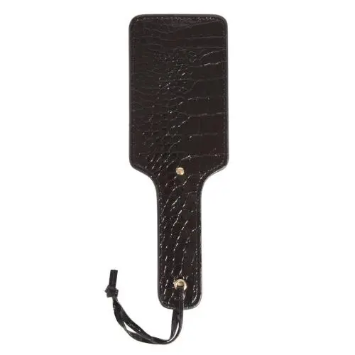 Fetish Fantasy Gold Pleasure Faux Crocodile Leather Paddle Fetish Fantasy Gold Pleasure Faux Crocodile Leather Paddle