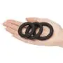 Worldgirl Get Hard Extra Thick Silicone Cock Ring Set (3 Pack)