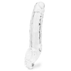 Worldgirl Mega Mighty 3 Extra Inches Clear Penis Extender with Ball Loop