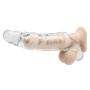 Worldgirl Mega Mighty 3 Extra Inches Clear Penis Extender with Ball Loop