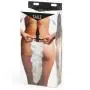 Frisky Faux Fur Fox Tail Vibrating Silicone Butt Plug 4 Inch
