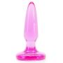 Jelly Rancher Pleasure Beginner's Butt Plug with Suction Cup 3 Inch