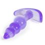 Jelly Rancher Rippled Pleasure Butt Plug with T-Bar 4 Inch