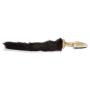 Glass Butt Plug with Faux Fur Tail Glass Butt Plug with Faux Fur Tail