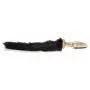 Glass Butt Plug with Faux Fur Tail