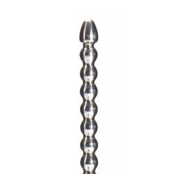 Sextreme 6mm Double Ended Stainless Steel Ribbed Urethral Dilator