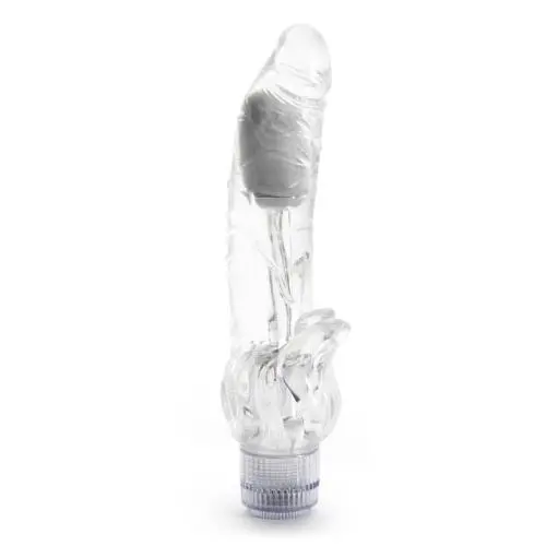 Worldgirl Triple Tickler Realistic Clear G-Spot Dildo Vibrator 5.5 Inch