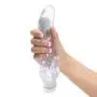 Worldgirl Triple Tickler Realistic Clear G-Spot Dildo Vibrator 5.5 Inch