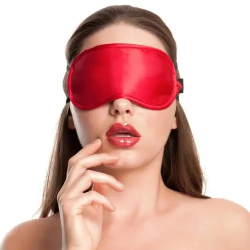 Worldgirl Oh! Red Satin Blindfold