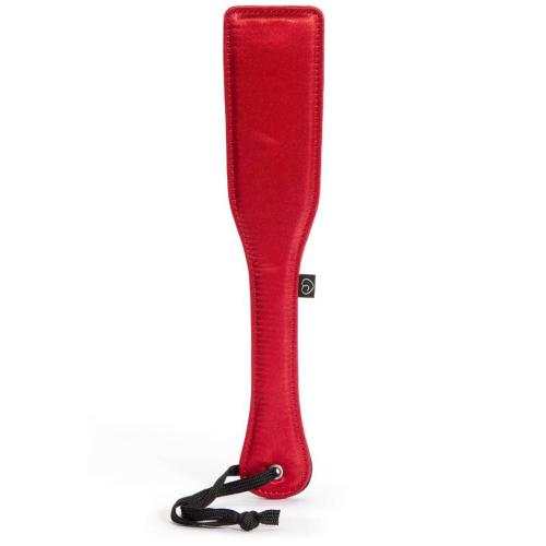 Worldgirl Red Satin and Leather Spanking Paddle