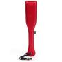 Worldgirl Red Satin and Leather Spanking Paddle