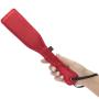 Worldgirl Red Satin and Leather Spanking Paddle