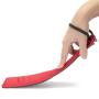 Worldgirl Red Satin and Leather Spanking Paddle