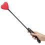Worldgirl Red Heart Riding Crop